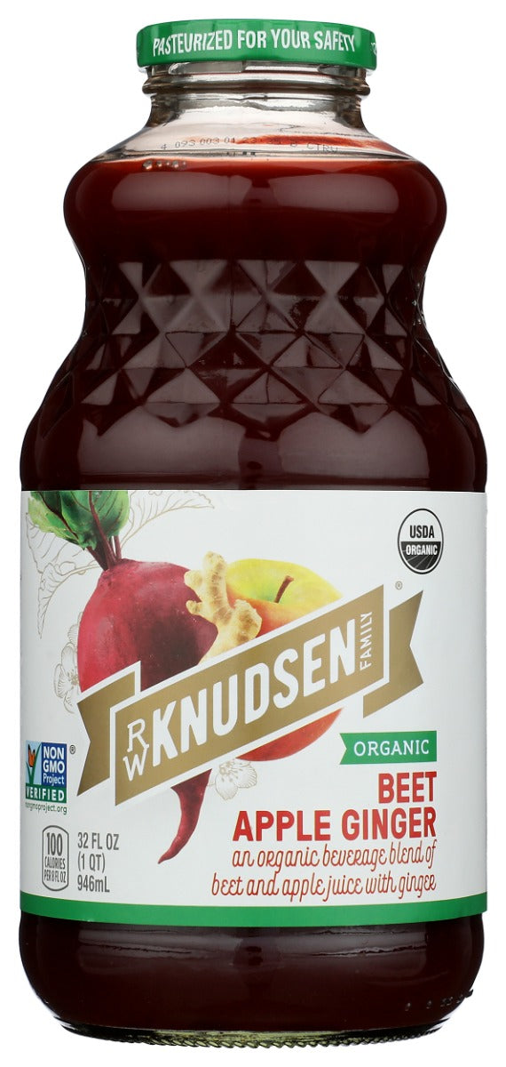 KNUDSEN: Organic Beet Apple Ginger Juice Beverage, 32 fo