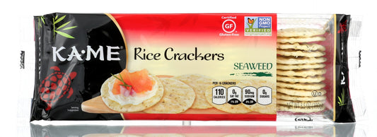 KA ME: Seaweed Rice Crackers, 3.5 oz