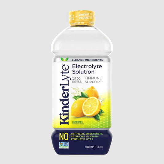 KINDERLYTE: Electrolyte Solution Lemonade, 33.8 fo