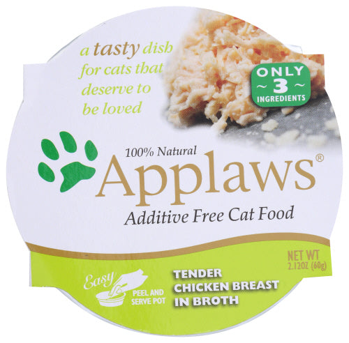 APPLAWS: Cat Food Tender Chicken Breast With Rice, 2.12 oz