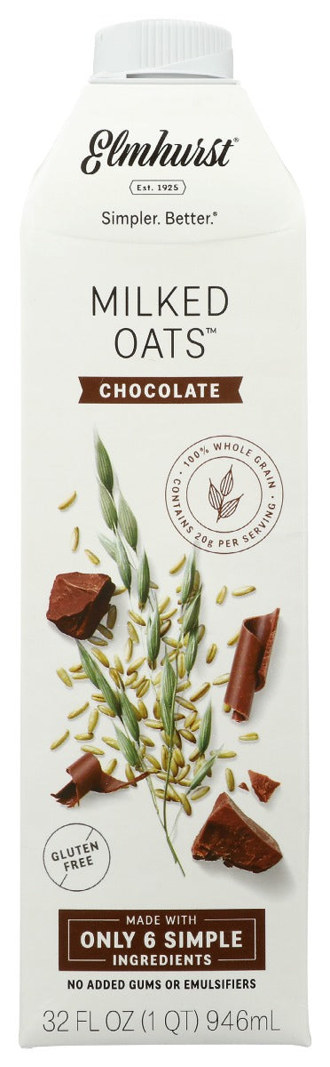 ELMHURST: Milk Oat Chocolate, 32 oz