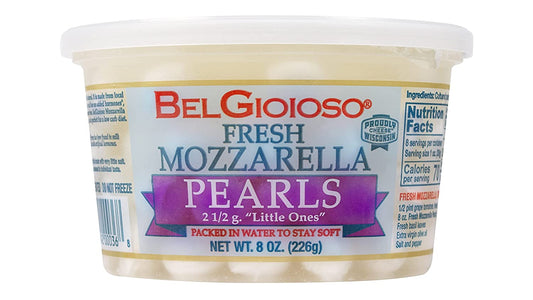 BELGIOIOSO: Fresh Mozzarella Pearls, 8 oz