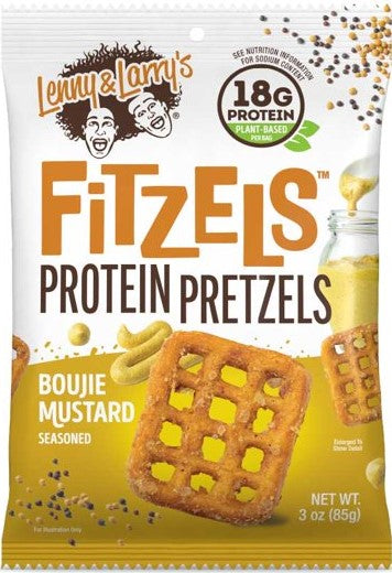 LENNY & LARRYS: Fitzels Boujie Mustard Pretzel, 3 oz