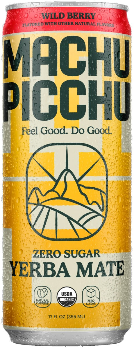 MACHU PICCHU: Organic Wild Berry Yerba Mate, 12 fo