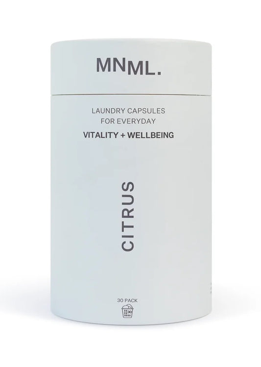 MNML: Citrus Vitality + Wellbeing Laundy Capsules, 30 pk