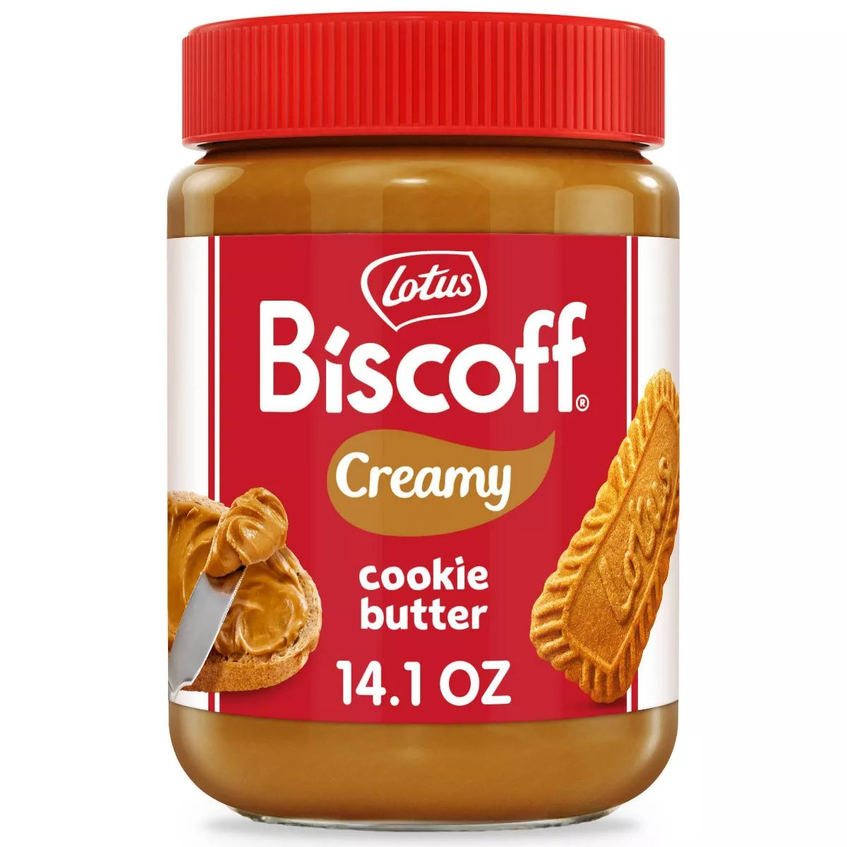 BISCOFF: Creamy Cookie Butter, 14 oz