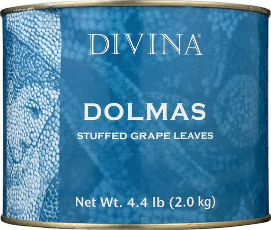 DIVINA: Dolmas Stuffed Grape Leaves, 4.4 lb