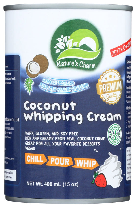 NATCHARM: Whipping Coconut Cream, 15 oz