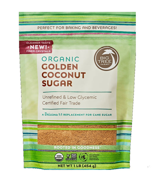 BIG TREE FARMS: Organic Golden Coconut Sugar, 16 oz