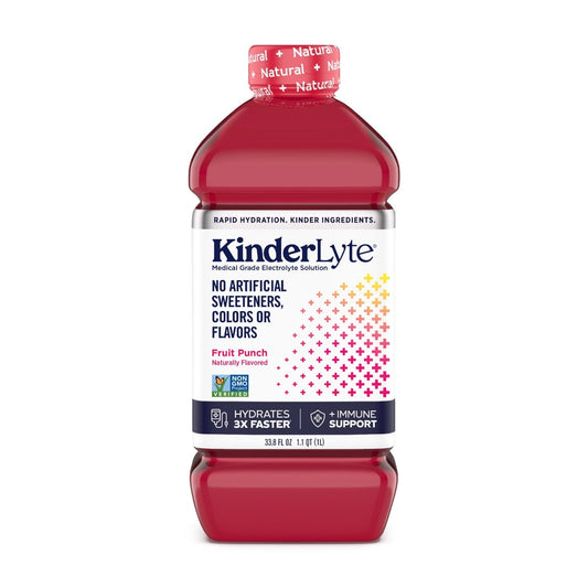 KINDERLYTE: Electrolyte Solution Fruit Punch, 33.8 fo