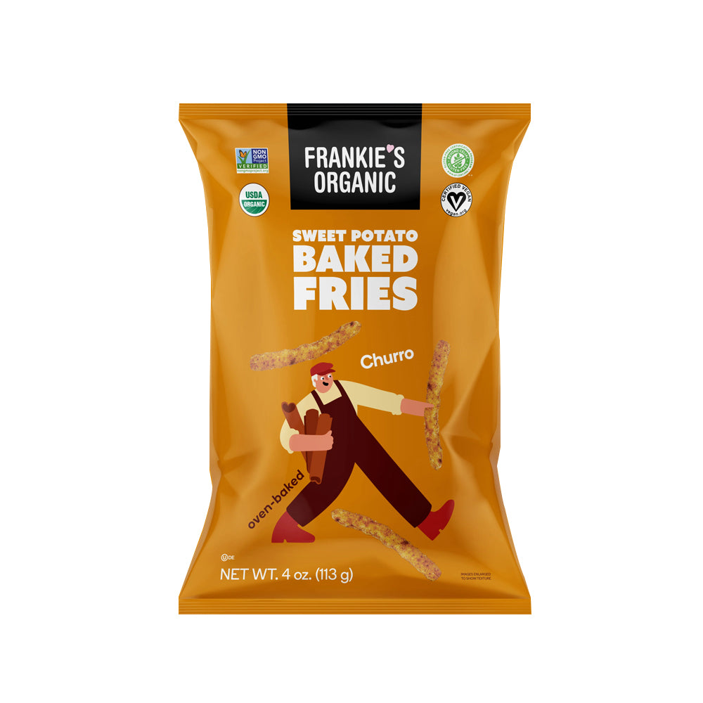 FRANKIES: Fries Churro Sweet Potato, 4 OZ