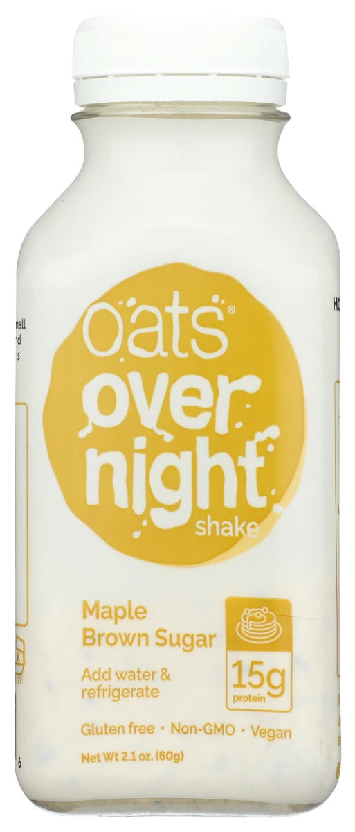 OATS OVERNIGHT: Maple Brown Sugar Shake, 2.2 oz