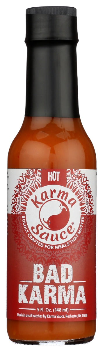 KARMA SAUCE: Bad Karma Hot Sauce, 5 fo