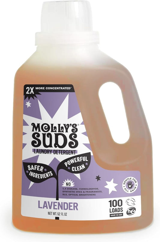 MOLLY SUDS: Lavender Liquid Laundry Detergent, 52 fo