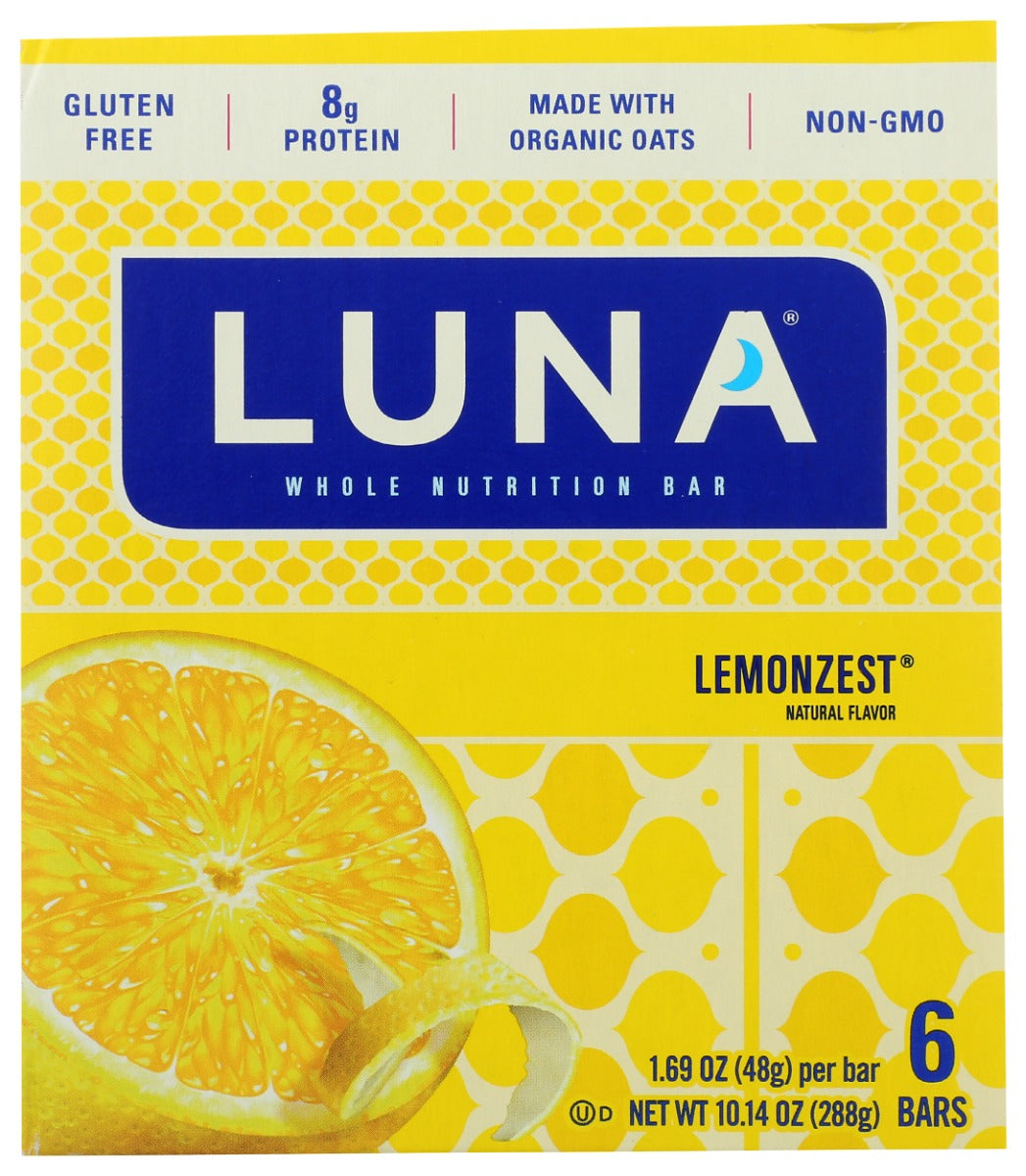 LUNA: LemonZest Bar, 10.14 oz