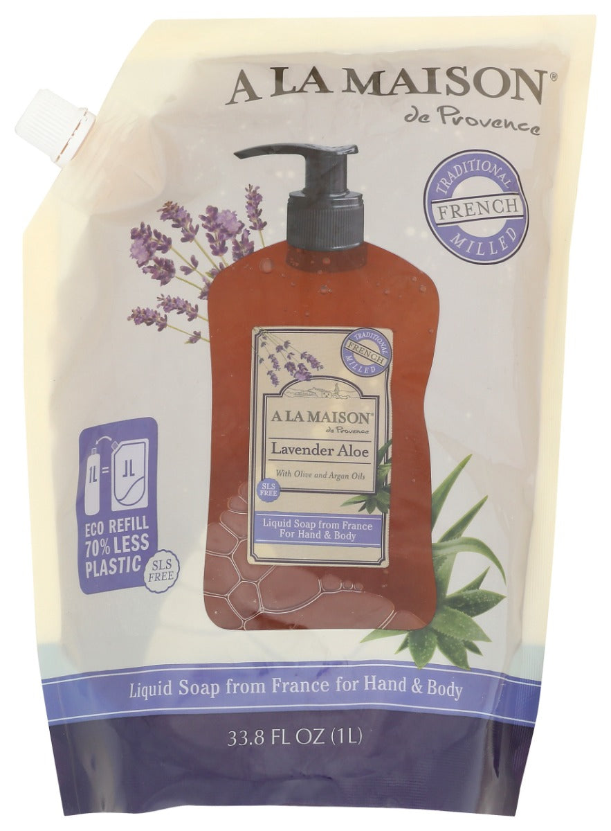A LA MAISON: Lavender Aloe Liquid Soap, 33.8 fo