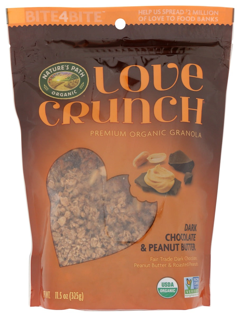NATURES PATH: Dark Chocolate and Peanut Butter Granola, 11.5 oz
