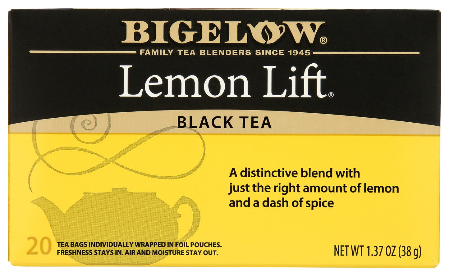 BIGELOW: Lemon Lift Black Tea 20Bg, 1.37 oz