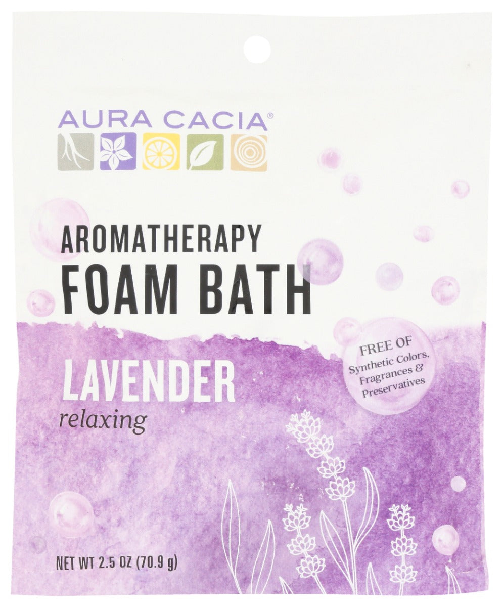 AURA CACIA: Lavender Foam Bath, 2.5 oz