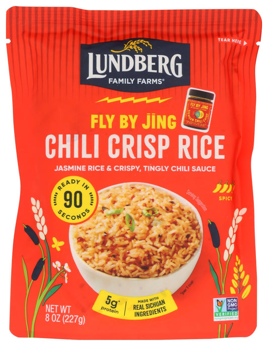LUNDBERG: Fly By Jing Chili Crisp Rice, 8 oz