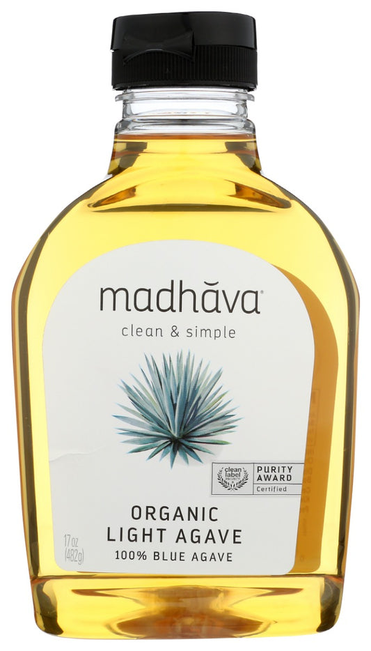 MADHAVA: Organic Light Agave, 17 oz