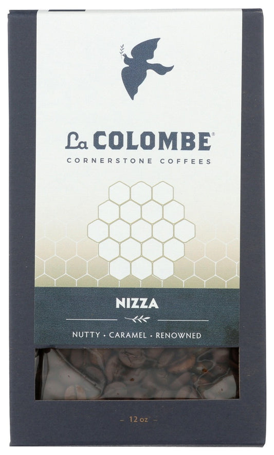 LA COLOMBE: Coffee Whl Bean Nizza, 12 oz