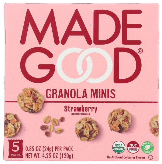 MADEGOOD: Strawberry Granola Minis, 4.25 oz