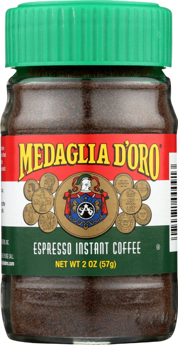 MEDAGLIA D ORO: Instant Espresso Coffee, 2 oz