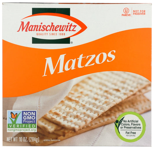MANISCHEWITZ: Unsalted Matzo, 10 oz