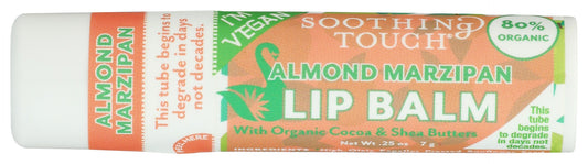 SOOTHING TOUCH: Almond Marzipan Vegan Lip Balm, 0.25 oz