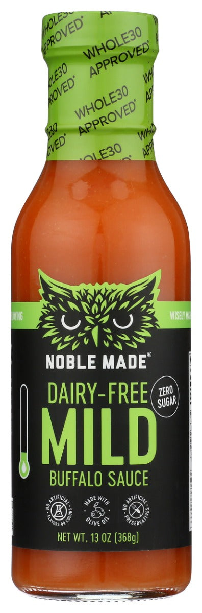 NOBLE MADE BY THE NEW PRIMAL: Zero Sugar Mild Buffalo Sauce, 12 fo