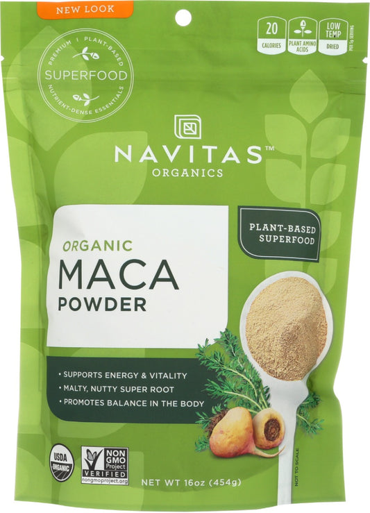 NAVITAS: Organic Maca Powder, 16 oz