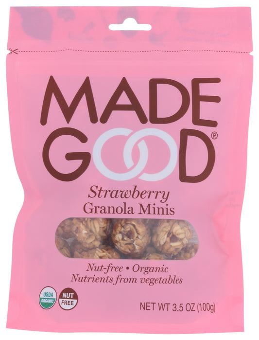 MADEGOOD: Strawberry Granola Minis, 3.5 oz