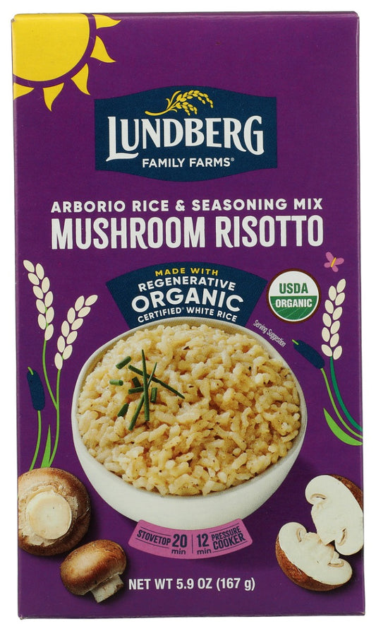 LUNDBERG: Organic Porcini Mushroom Risotto, 5.9 oz