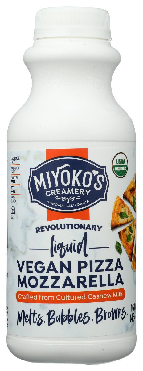 MIYOKOS CREAMERY: Liquid Vegan Pizza Mozzarella, 16 oz