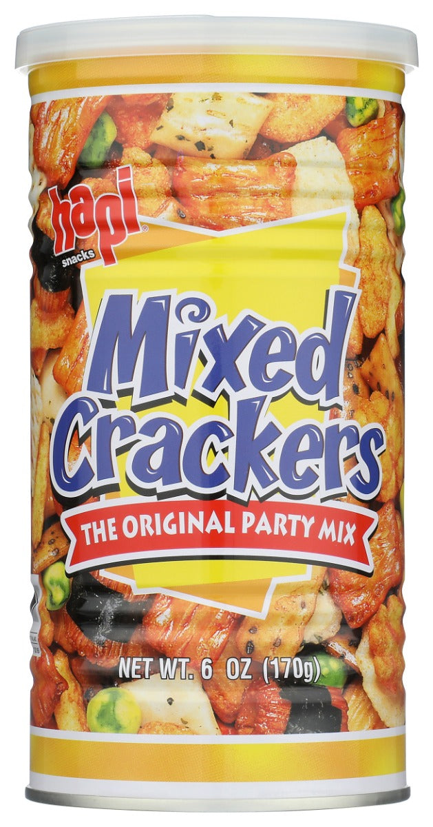 HAPI: Mixed Crackers Can, 6 oz