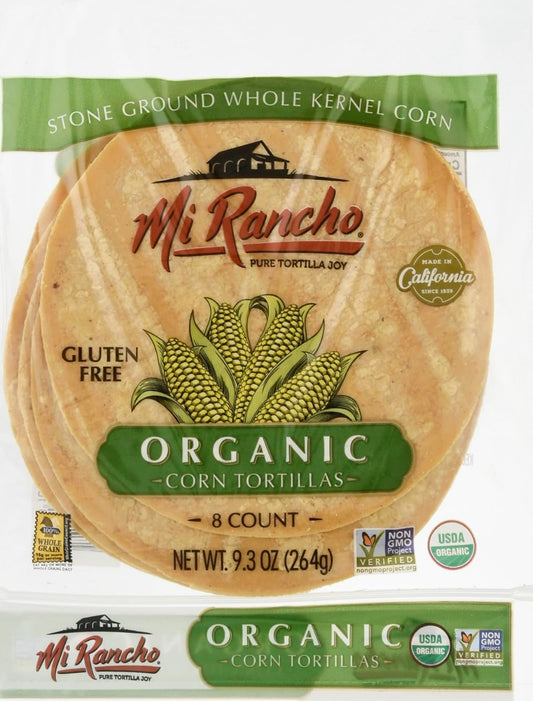 MI RANCHO: Organic Yellow Corn Tortilla, 9.3 oz
