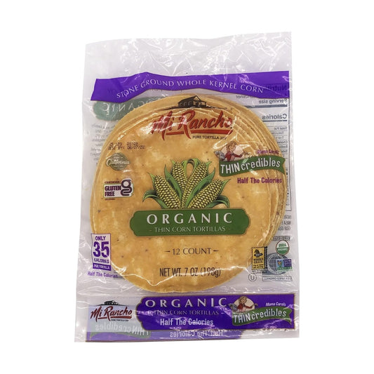 MI RANCHO: Organic Corn Thincredibles Tortilla, 7 oz