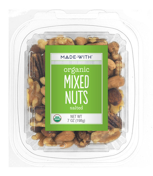 MADE WITH: Organic Mixed Salted Nuts Tub, 7 oz