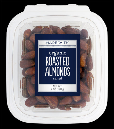 MADE WITH: Organic Roasted Almonds Tub, 7 oz