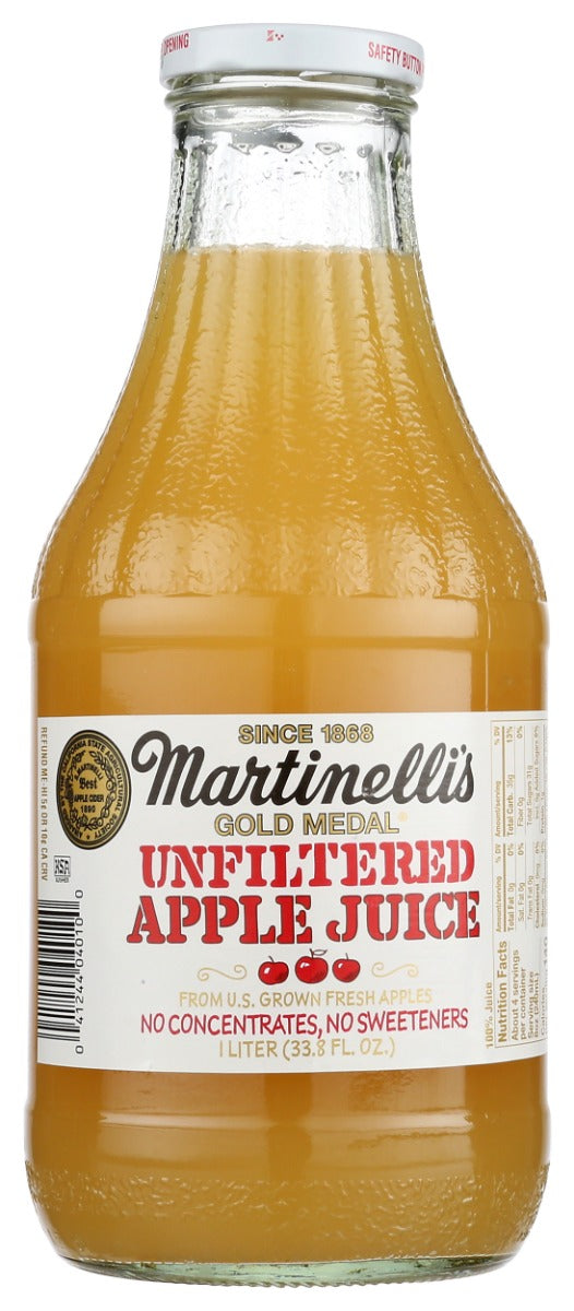 MARTINELLI: Unfiltered Apple Juice, 33.8 fo