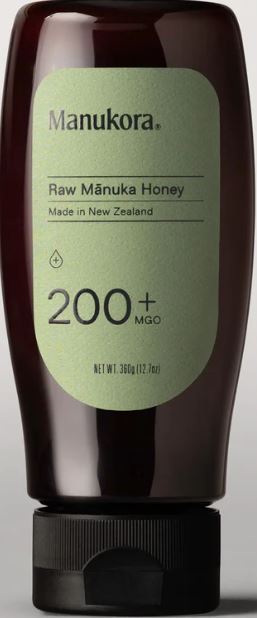 MANUKORA: Raw Manuka Honey MGO 200+ Squeeze Bottle, 12.7 oz