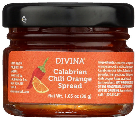 DIVINA: Calabrian Chili Orange Spread Mini Jar, 1.05 oz