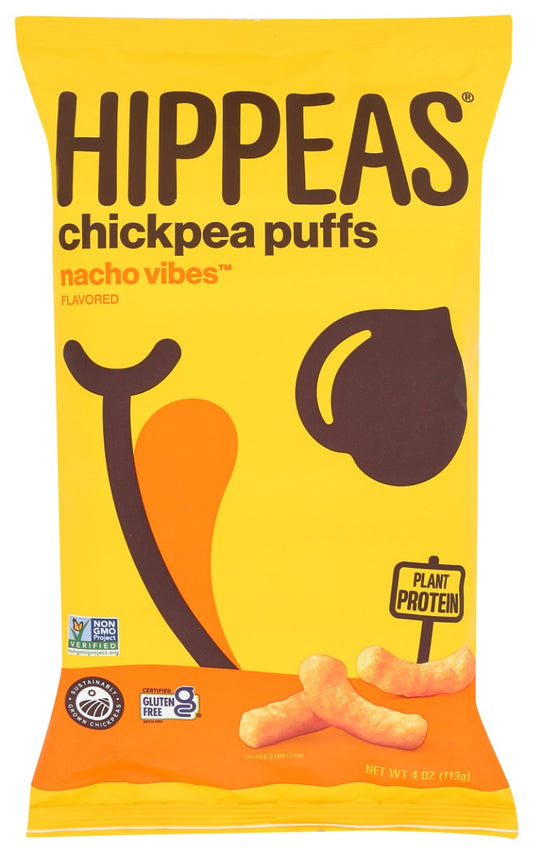 HIPPEAS: Chickpea Puffs Nacho Vibes, 4 oz