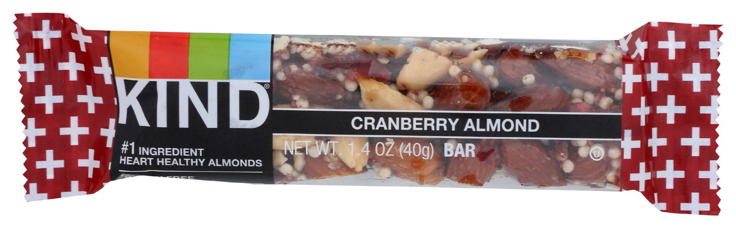 KIND: Cranberry Almond Nut Bars, 1.4 oz