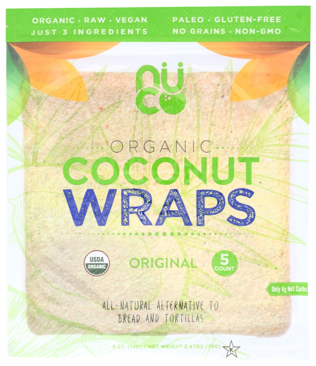 NUCO: Organic Coconut Wraps Original, 2.47 oz