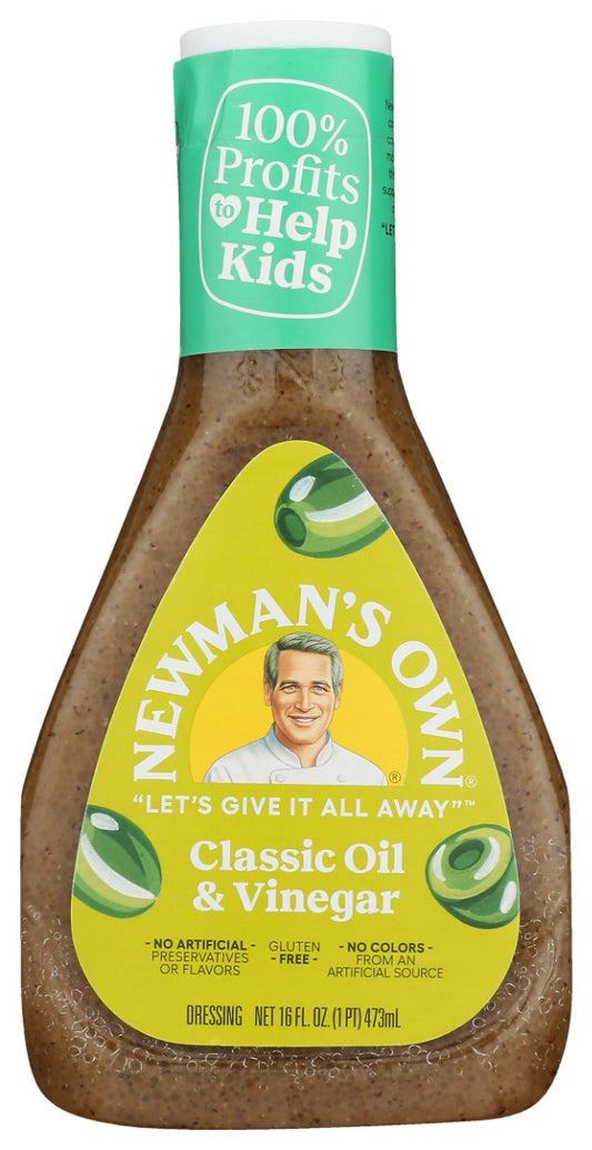 NEWMANS OWN: Classic Oil and Vinegar Dressing, 16 oz