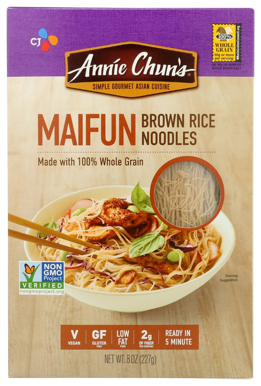 ANNIE CHUNS: Maifun Brown Rice Noodles, 8 oz