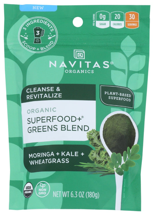 NAVITAS: Organic Superfood Greens Blend, 6.3 oz
