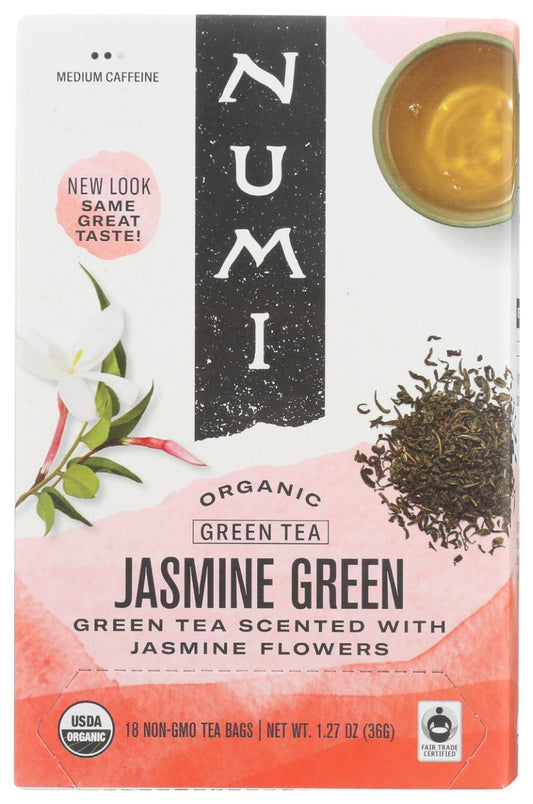NUMI TEAS: Jasmine Green Tea, 18 bg